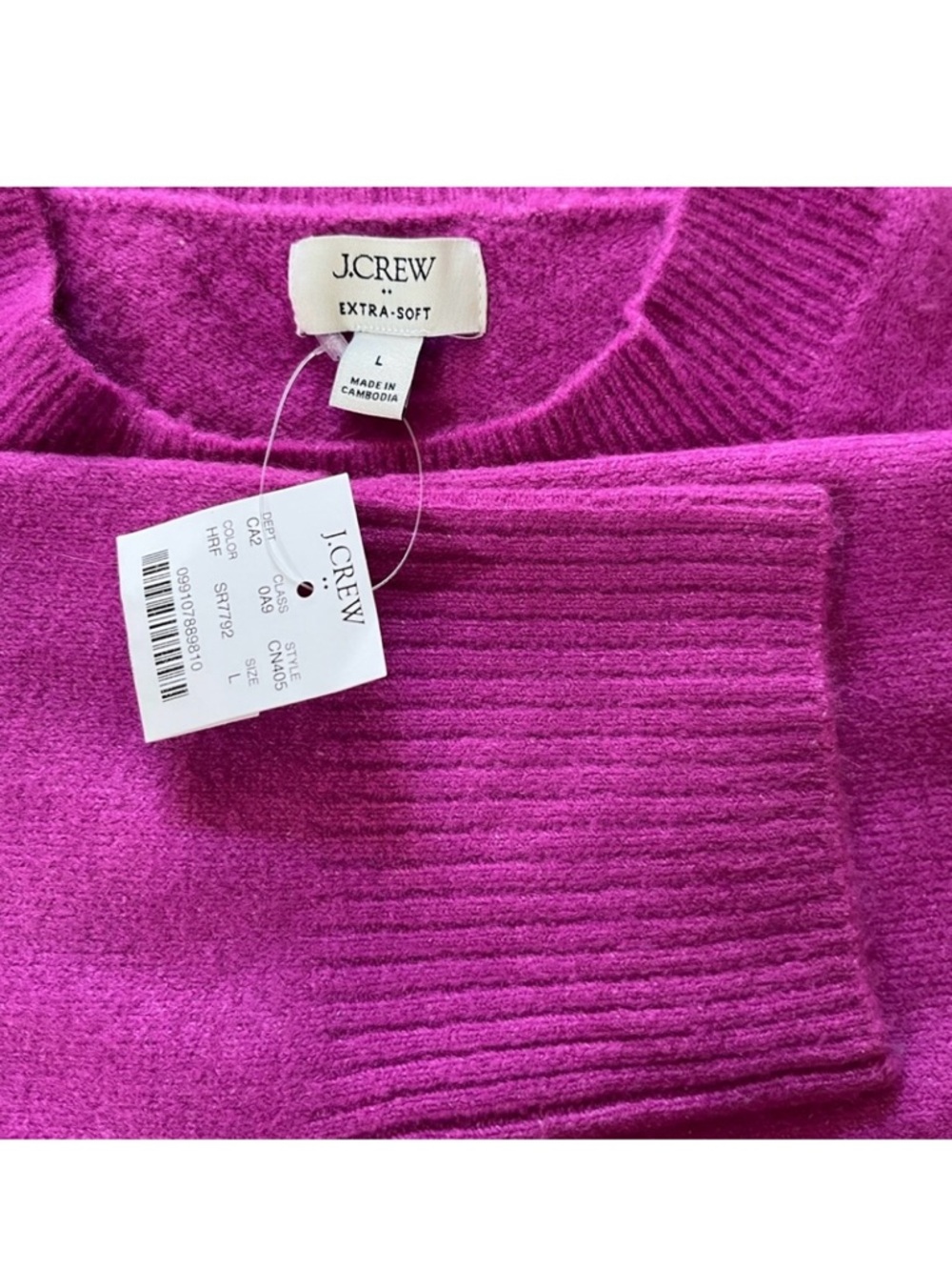 J.Crew Trendy Crewneck Sweater (Size: L) - New with Tags - Picture 5 of 9